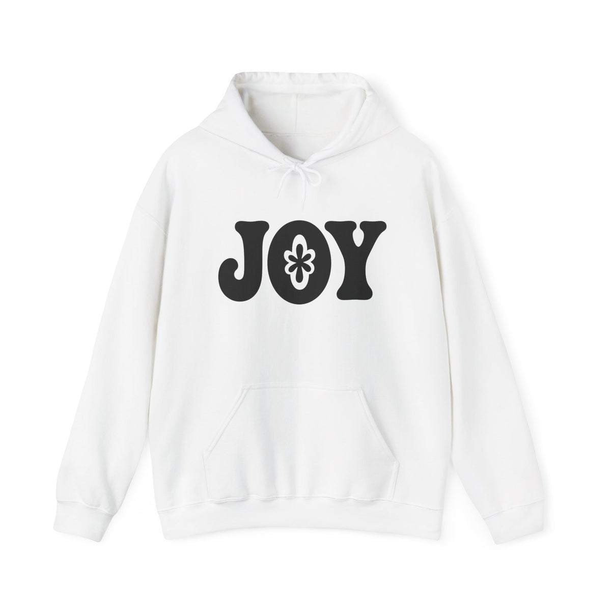 Joyful Vibes Hooded Sweatshirt - Cozy Unisex Pullover, Perfect Gift for Holidays, Casual Wear, Feel Good Fashion