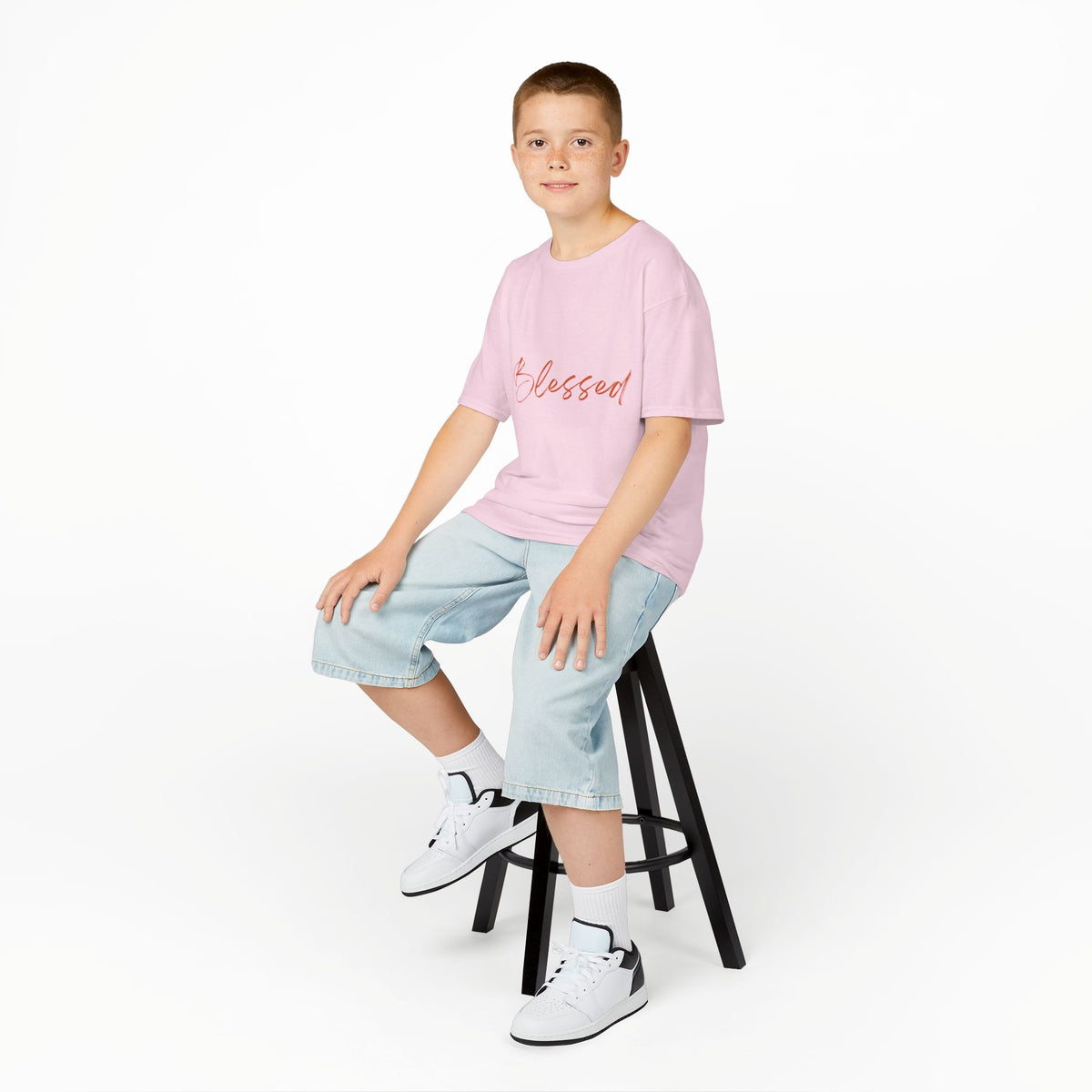 Blessed Kids Heavy Cotton™ Tee - Comfortable, Stylish, Versatile Shirt for Kids, Gifts for Birthdays, Celebrations, Everyday Wear