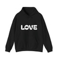 Love Graphic Hoodie for Cozy Comfort, Valentine's Gift, Unisex Sweatshirt, Casual Outfit, Everyday Wear, Gift Idea