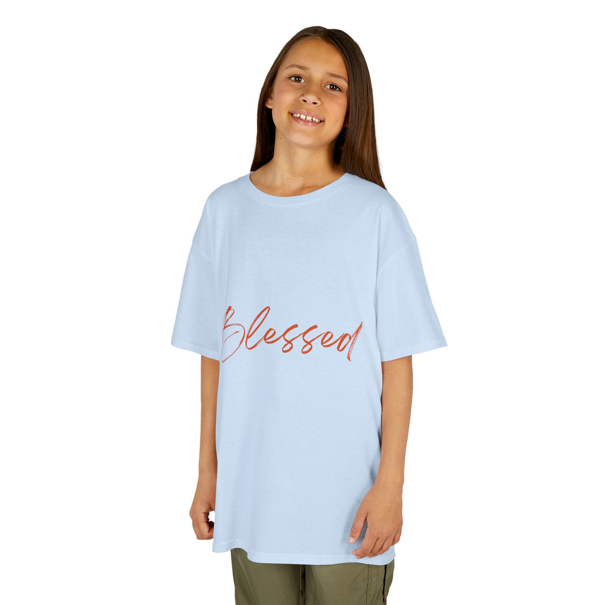 Blessed Kids Heavy Cotton™ Tee - Comfortable, Stylish, Versatile Shirt for Kids, Gifts for Birthdays, Celebrations, Everyday Wear