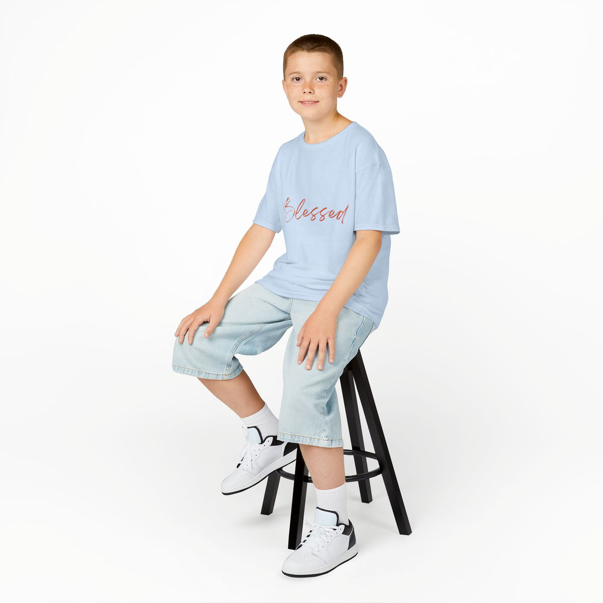 Blessed Kids Heavy Cotton™ Tee - Comfortable, Stylish, Versatile Shirt for Kids, Gifts for Birthdays, Celebrations, Everyday Wear