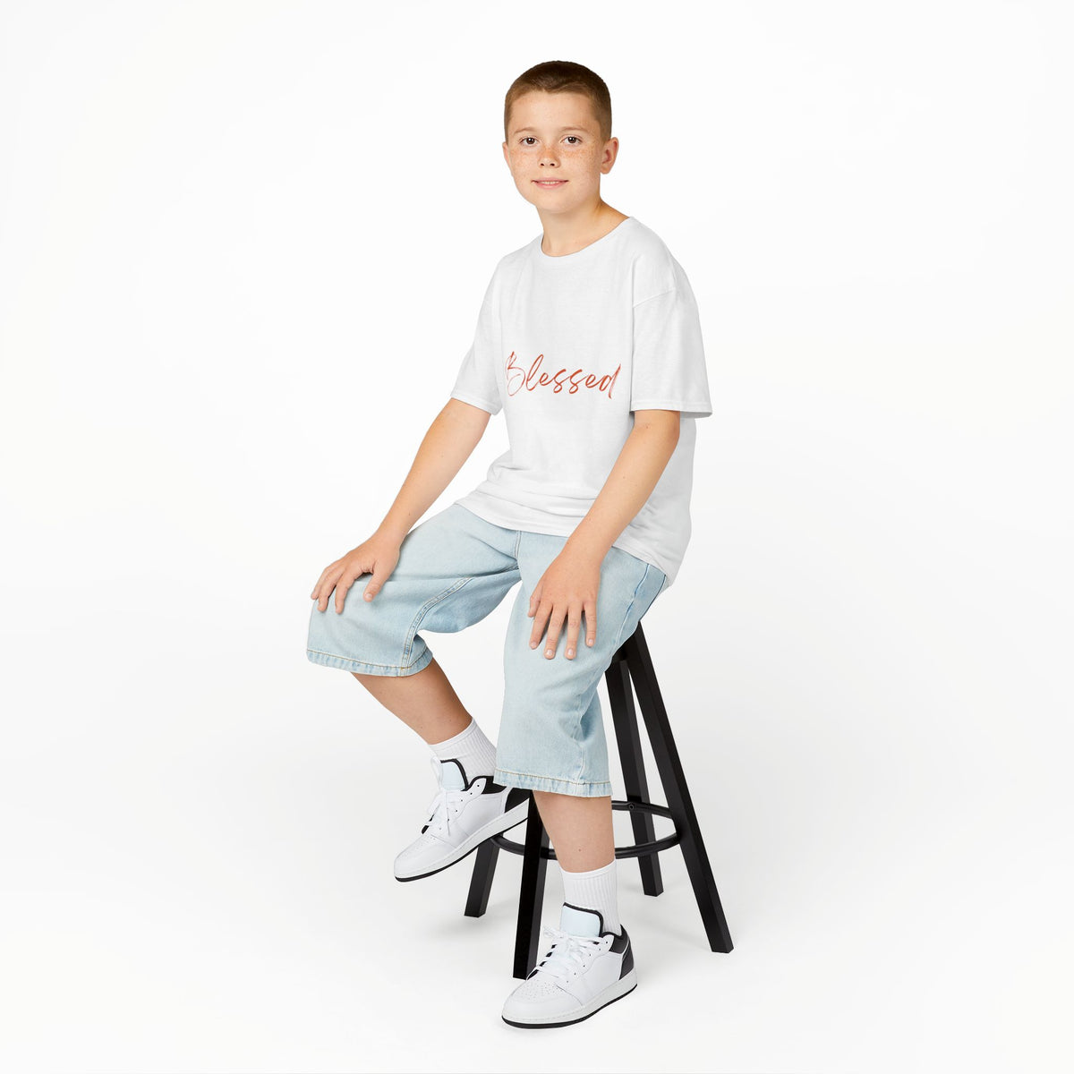 Blessed Kids Heavy Cotton™ Tee - Comfortable, Stylish, Versatile Shirt for Kids, Gifts for Birthdays, Celebrations, Everyday Wear